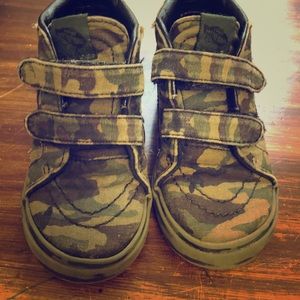 Camo Vans Toddler Boy 9K